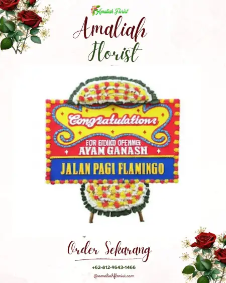 Sewa Papan Bunga Pematang Tahalo